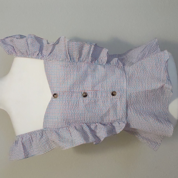 NEW Ruffled Sleeves Top Size L - Picture 3 of 10